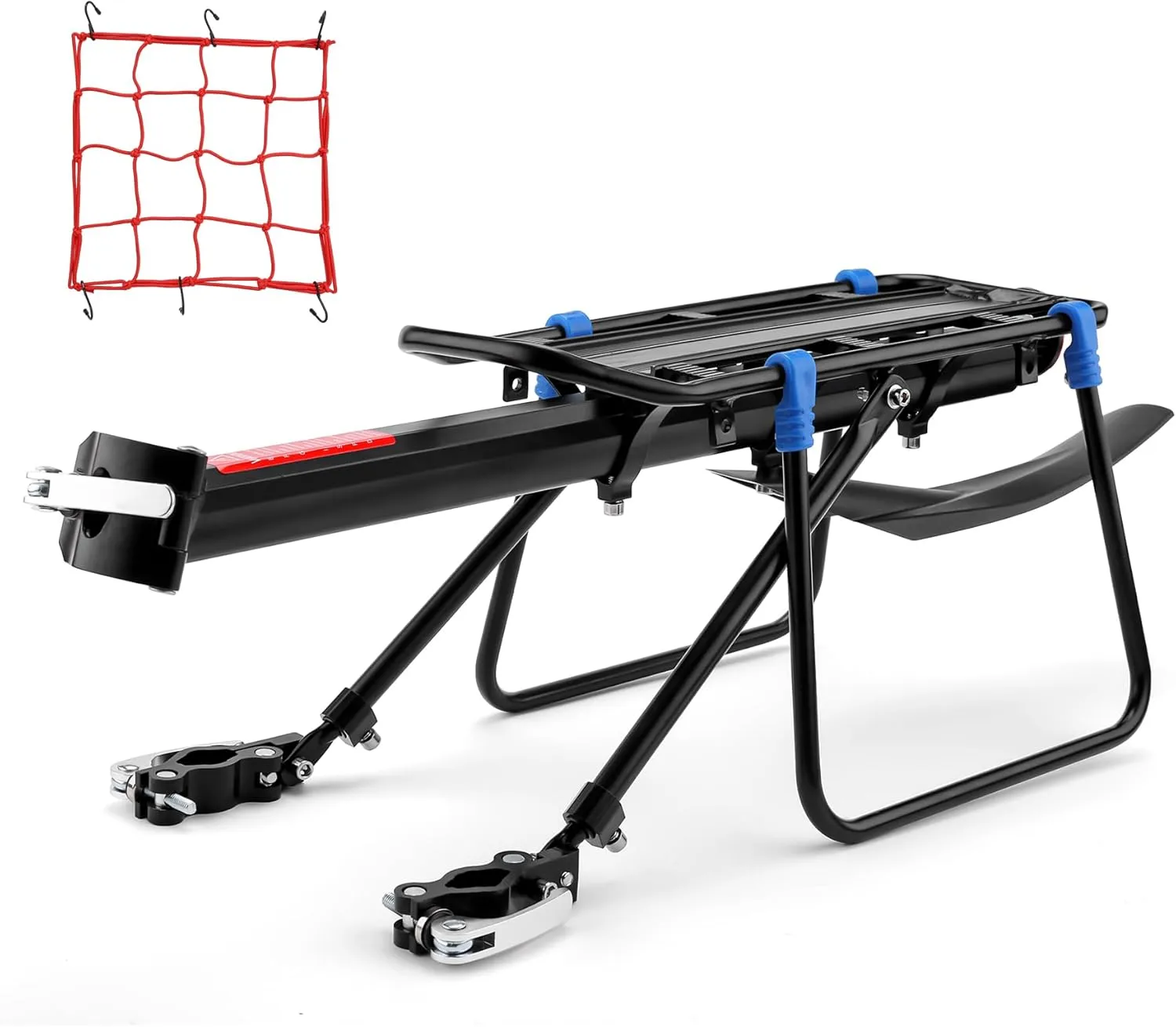 Bike Rear Rack Bike Cargo Rack with Fender Full Quick Release Bicycle Cargo Rack Bicycle Rear Racks Adjustable Bicycle Carrier Cargo Mountain Road 115 lbs Capacity Universal