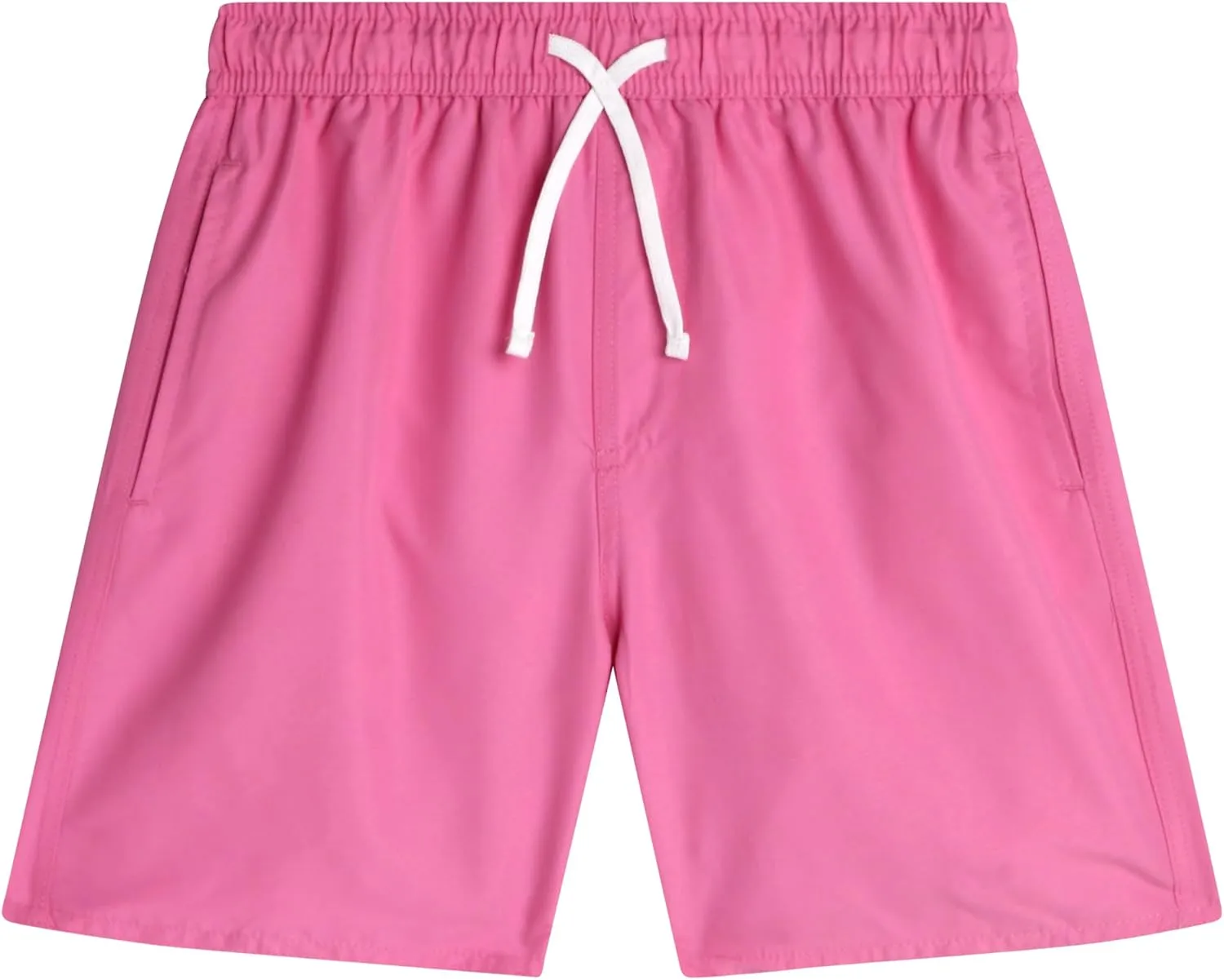 Boys Swim Trunks - 2 Pack Basic Quick Dry Boys Board Shorts Bathing Suit Kids Swimwear with Pockets (Sizes: 8-18)