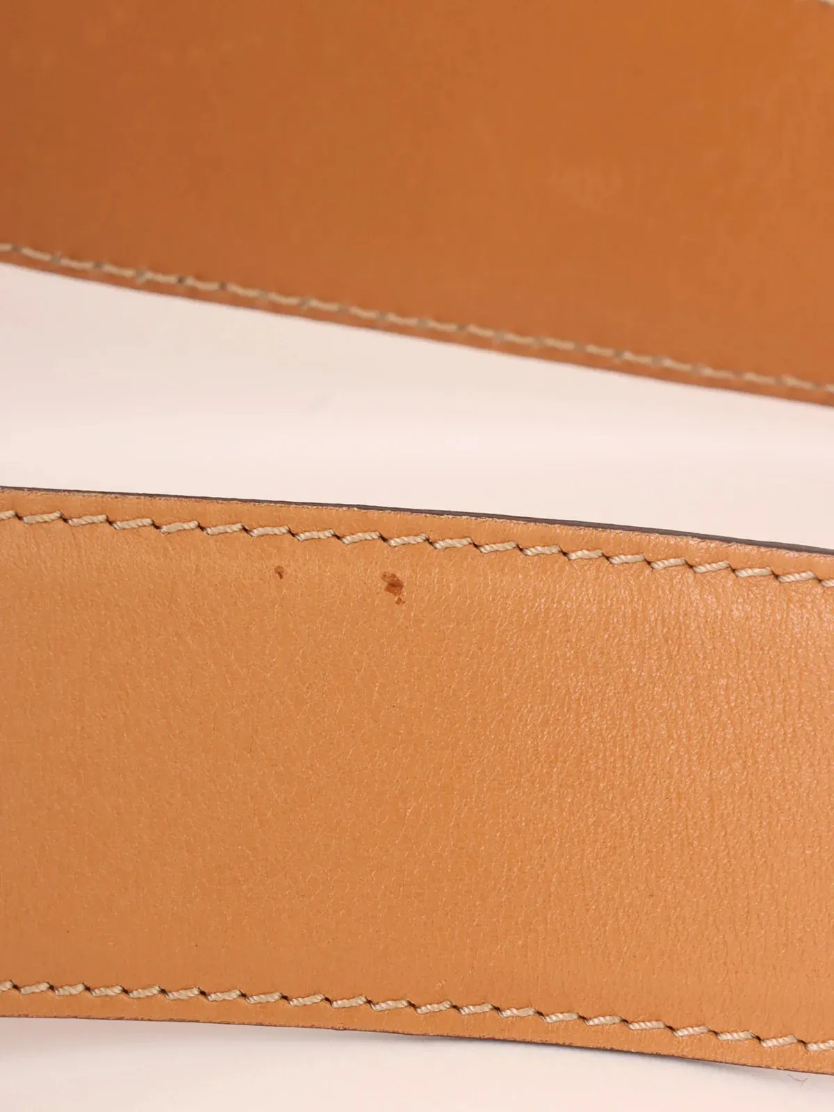 CELINE Macadam Pattern Waict Bag Beige