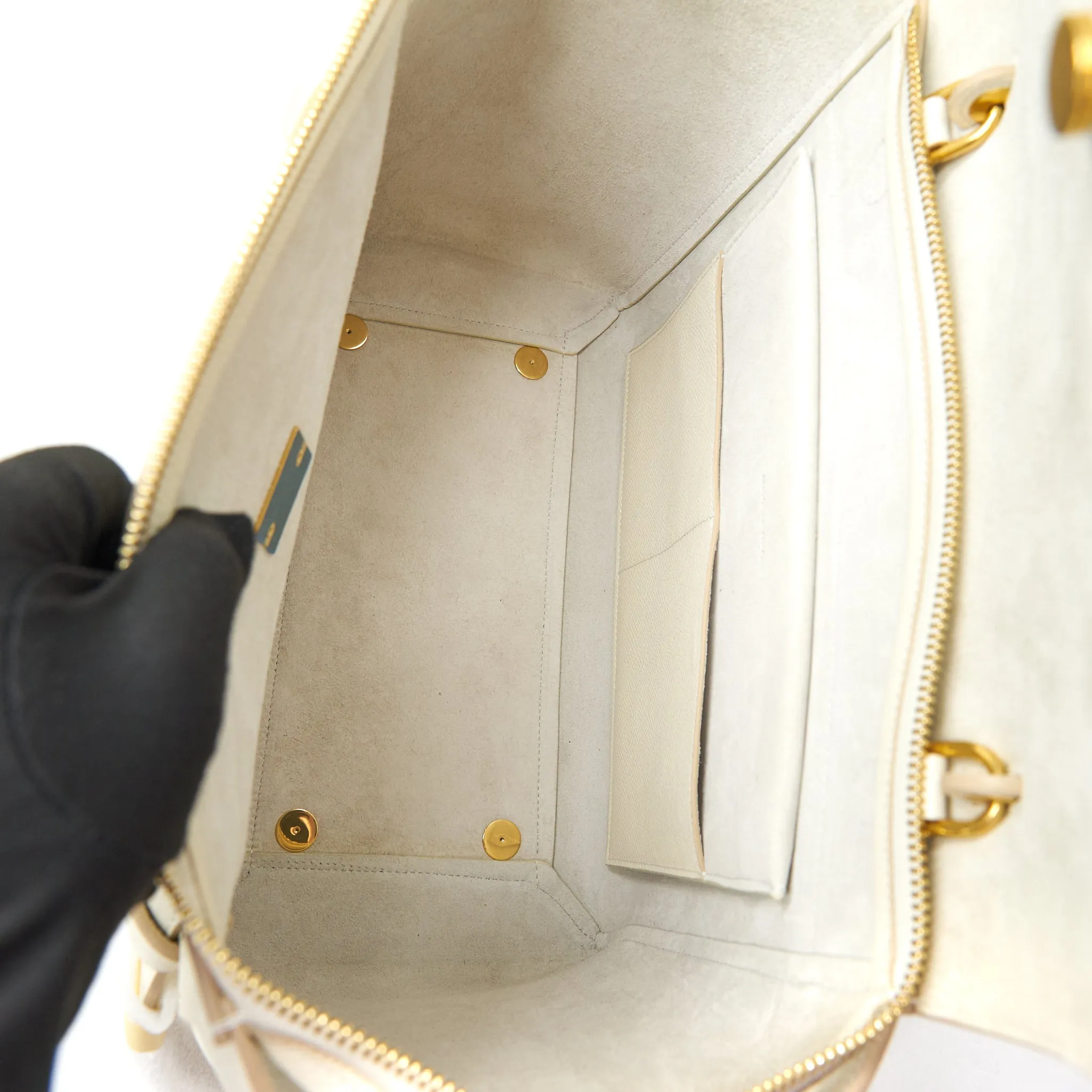 Celine Mini Belt Bag White with