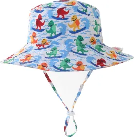 Home Prefer UPF50  Wide Brim Sun Hat Boys Girls Sun Protection Hat Zoo Beach Swim Safari Bucket Hat for Baby Toddler Kid