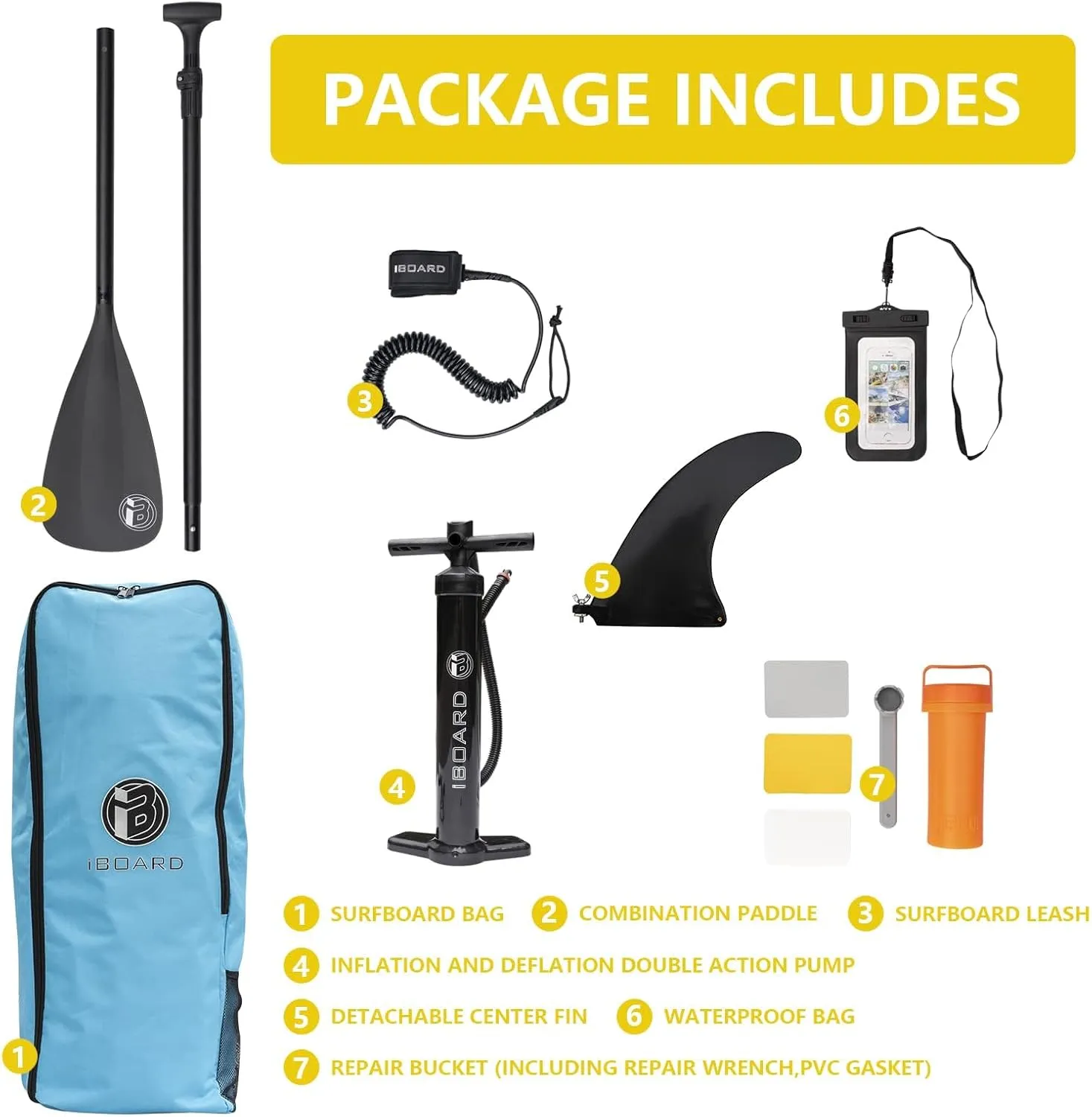 Inflatable Stand Up Paddle Boards 11336 with Thick Excellent SUP Paddle Board Accessories, Wide and Stable High Load Inflatable Paddle Board Suit for Youth and Adults
