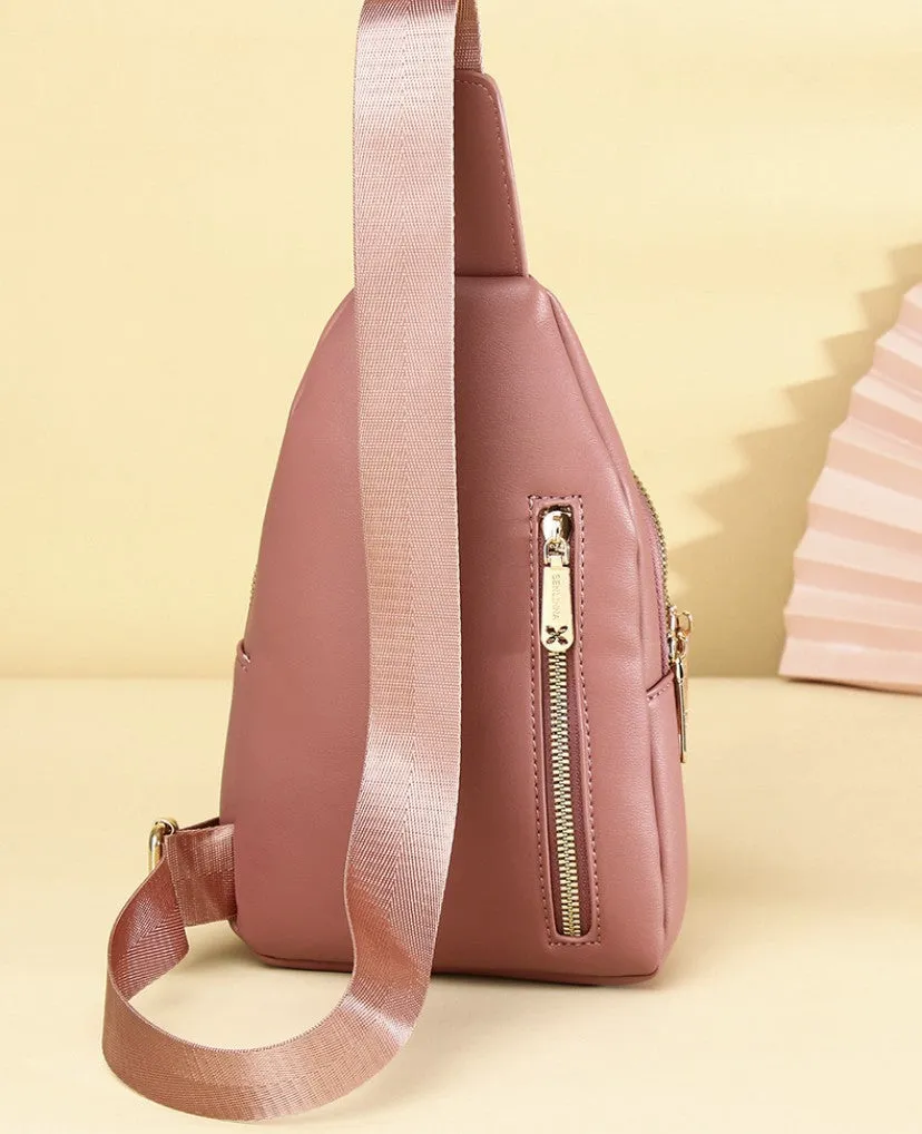 Jules Sling Vegan Leather Shoulder Bag