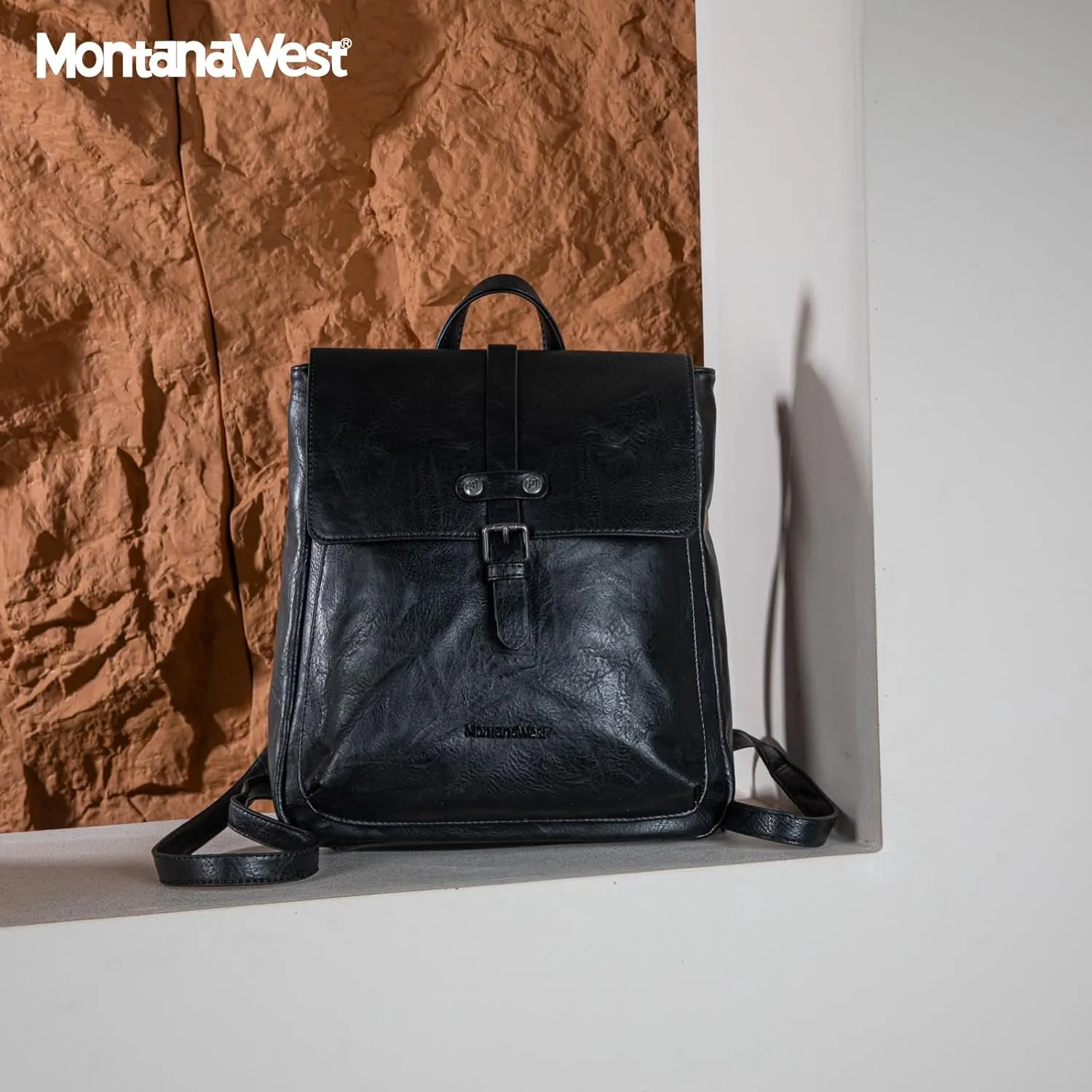 Montana West Medium Backpack Purse for Women Casual Convertible Crossbody Backpack for Travel Work