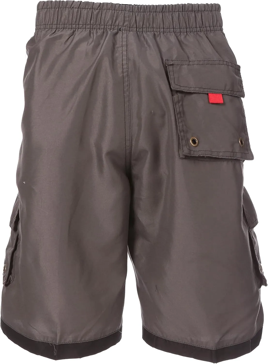 Sakkas Mens Contrast Stripes Skate Surf Board Short/Swim Trunks