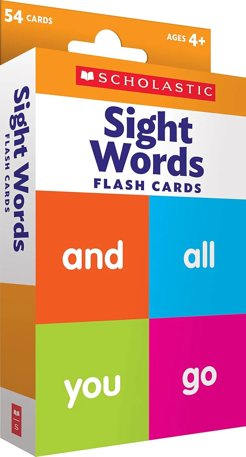 Scholastic Flash Cards: Sight Words Cards  March 1, 2018